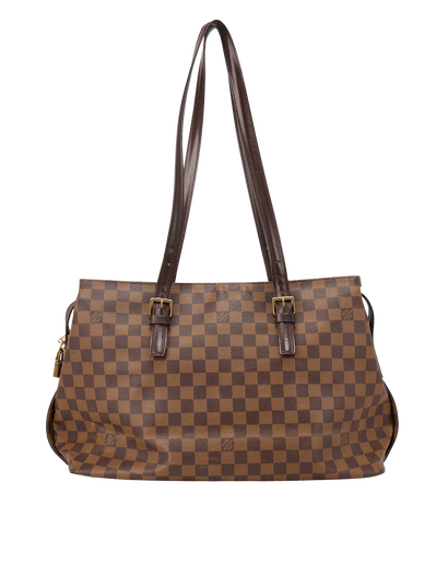 Chelsea, &pound;595, Handbags, Brown, Canvas, Front view